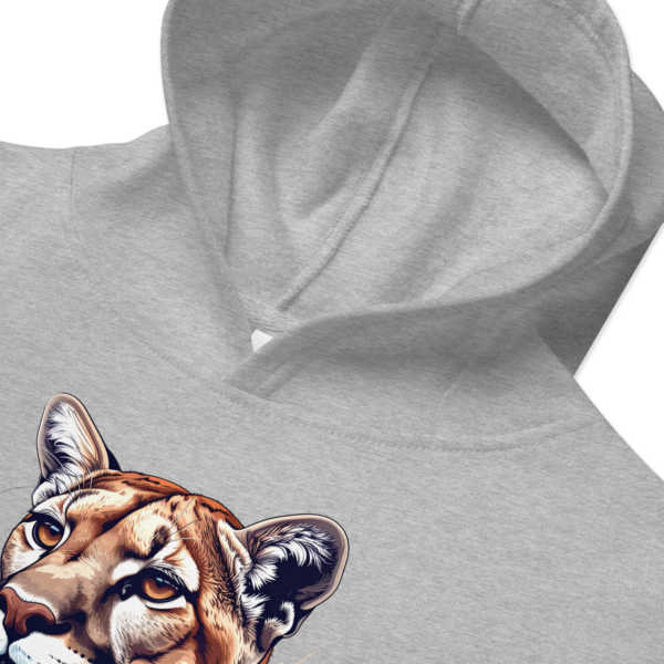 Kids fleece hoodie with lion