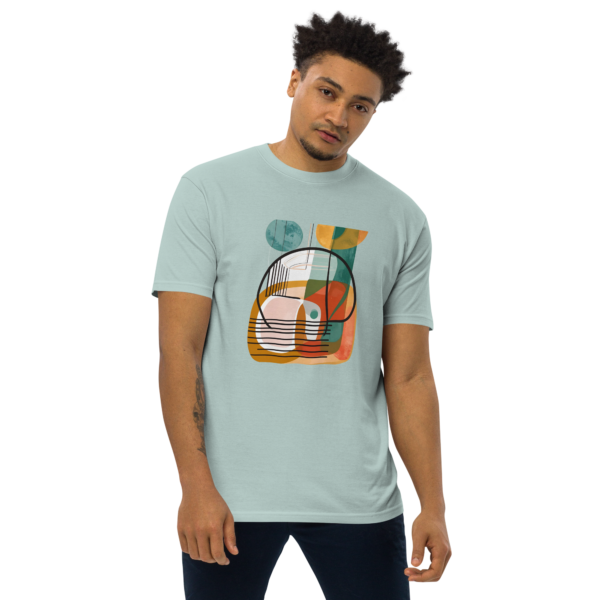 Men’s premium heavyweight abstract design tee