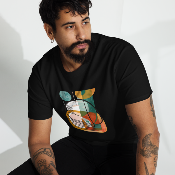 Men’s premium heavyweight abstract design tee