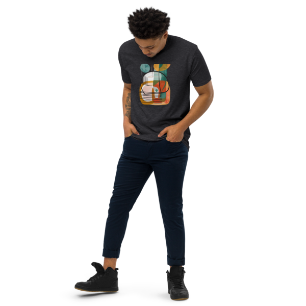 Men’s premium heavyweight abstract design tee