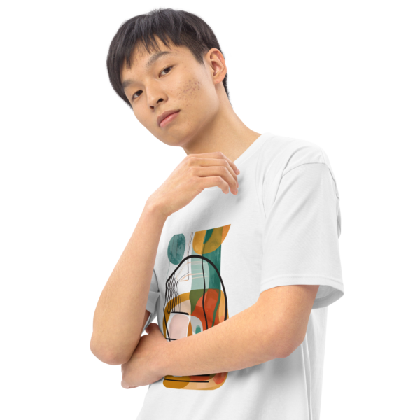 Men’s premium heavyweight abstract design tee