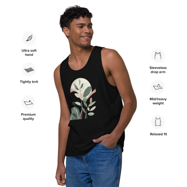 Men’s premium plants and garden tank top