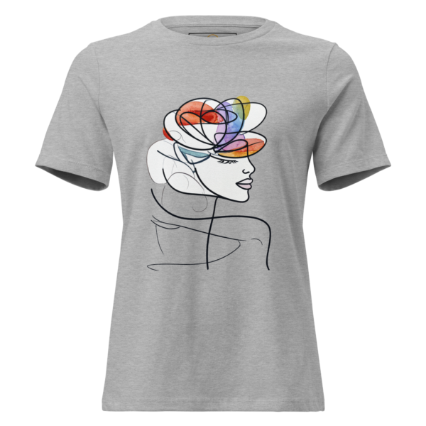 Women's Lime Art Relaxed T-Shirt