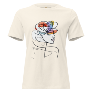 Women's Lime Art Relaxed T-Shirt
